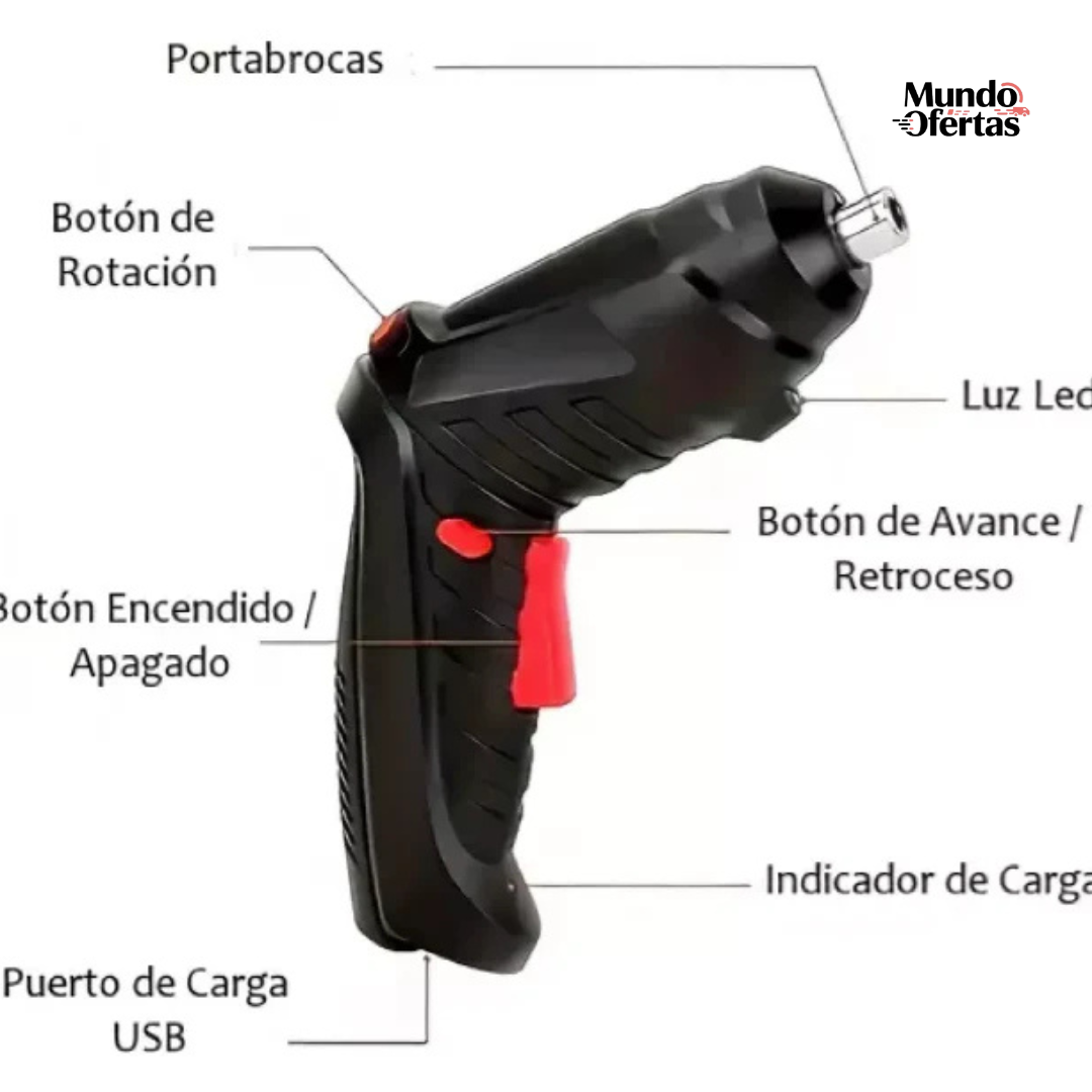 Destornillador Eléctrico Inalámbrico